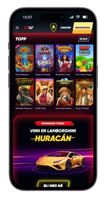 Mobilní aplikace Quickwin Casino: hraní na telefonu/tabletu